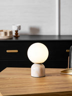 Marble Table Lamp Modern Globe Bedside Minimalist Bedroom — product view 55