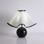 Modern Table Lamp Wood Base Linen Shade Bedside Decor — product view 26