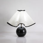 Modern Table Lamp Wood Base Linen Shade Bedside Decor — product view 27