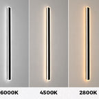 Outdoor Wall Light Modern Black LED Dimmable IP65 Sconce — product view 8