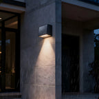 Solar Outdoor Wall Lights LED Waterproof IP65 Black Exterior Lamp — product view 3