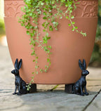 Plant Pot Feet Labrador Planter Risers Decorative Drainage Set — product view 1