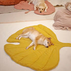 Dog Bed Leaf Shape Cotton Polyester Comfortable Mat — product view 1