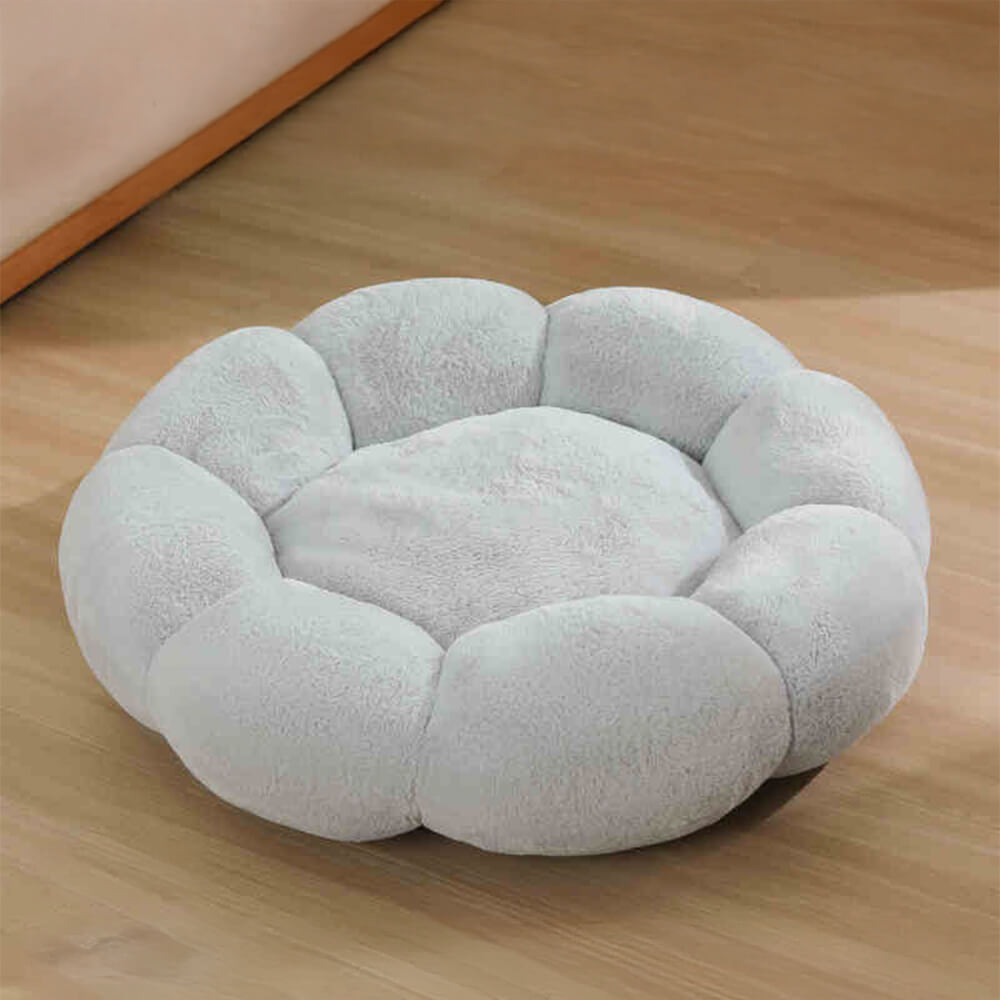 Flower Dog Cat Bed Washable Support Comfortable Pet Bed — product view 2