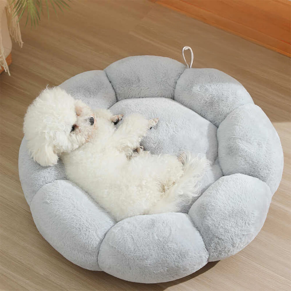 Flower Dog Cat Bed Washable Support Comfortable Pet Bed — product view 9