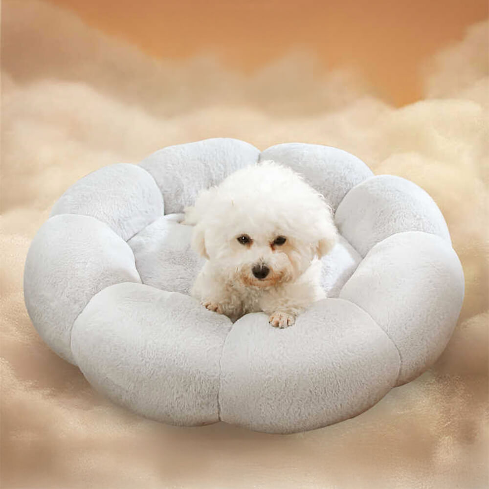 Flower Dog Cat Bed Washable Support Comfortable Pet Bed — product view 10