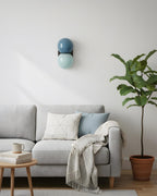 Minimalist Dual Globe Twin Wave Wall Light - Modern Home Lighting — product view 1
