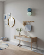 Minimalist Dual Globe Twin Wave Wall Light - Modern Home Lighting — product view 3