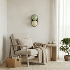 Minimalist Dual Globe Twin Wave Wall Light - Modern Home Lighting — product view 8