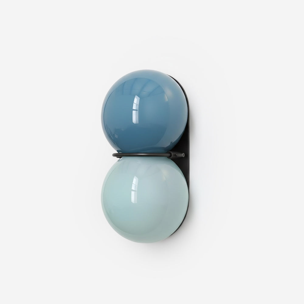 Minimalist Dual Globe Twin Wave Wall Light - Modern Home Lighting — product view 27