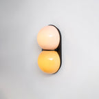 Minimalist Dual Globe Twin Wave Wall Light - Modern Home Lighting — product view 44
