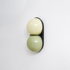 Minimalist Dual Globe Twin Wave Wall Light - Modern Home Lighting — product view 45