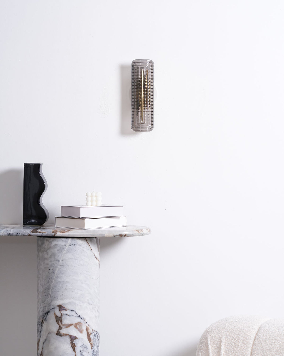 Luminous Glacium LED Wall Light with Crystalline Glow — product view 18