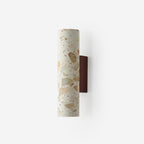 Versatile Cylindrical Stone Creamy Wall Light - Suitable for Bathrooms and Outdoor Areas — product view 4