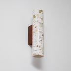 Versatile Cylindrical Stone Creamy Wall Light - Suitable for Bathrooms and Outdoor Areas — product view 5