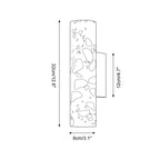 Versatile Cylindrical Stone Creamy Wall Light - Suitable for Bathrooms and Outdoor Areas — product view 9