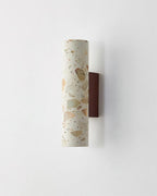Versatile Cylindrical Stone Creamy Wall Light - Suitable for Bathrooms and Outdoor Areas — product view 13