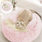 Warm Nesting Soft Calming Cave Dog Bed for Deep Sleep Comfort — product view 8