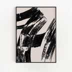 Contemporary Brush Stroke Canvas Wall Art — product view 1