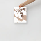 Elegant Botanical Leaves Wall Art Print for Modern Home Decor — product view 12