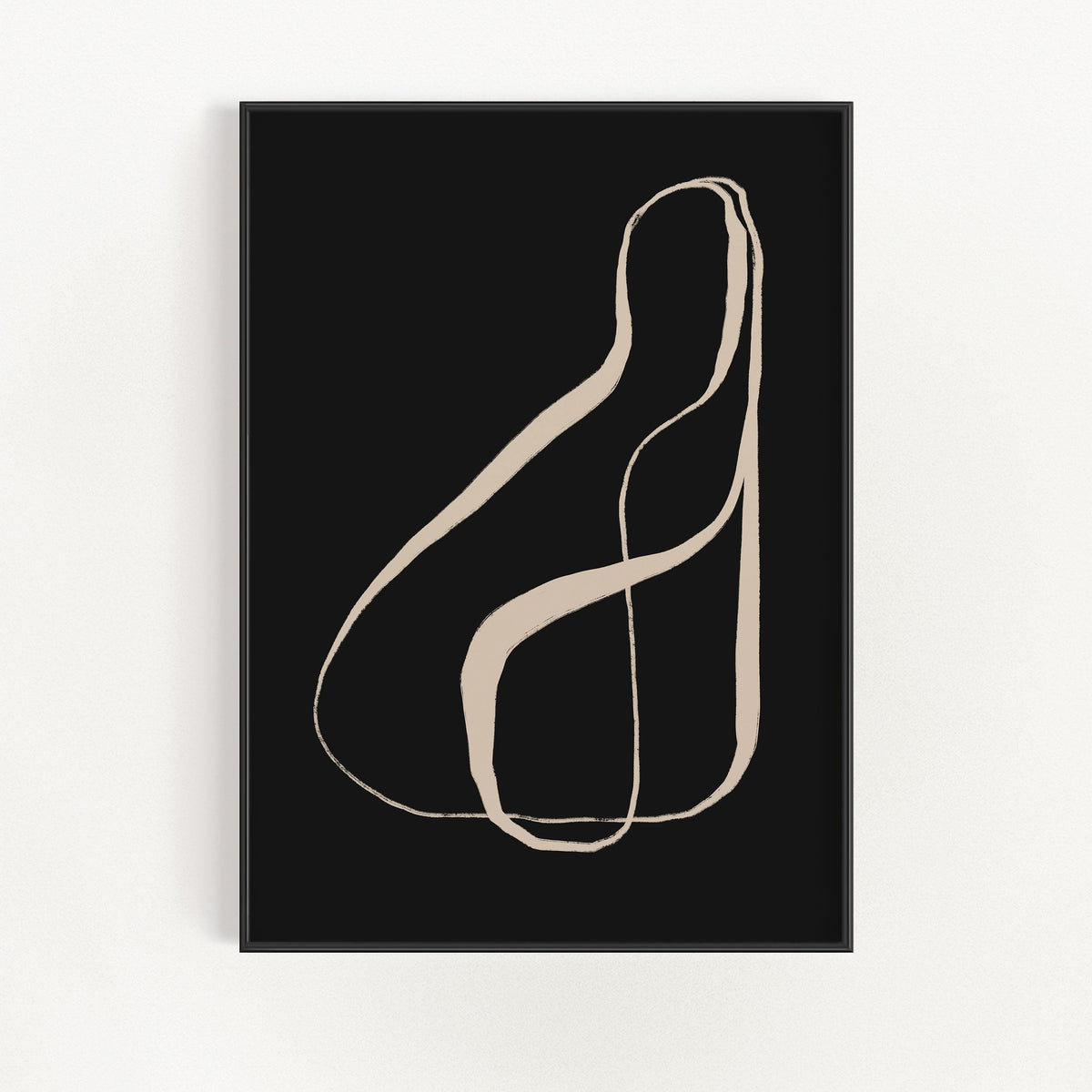 Aesthetic Calligraphy Wall Art 4 Piece - Home Interior Decor Set — product view 1