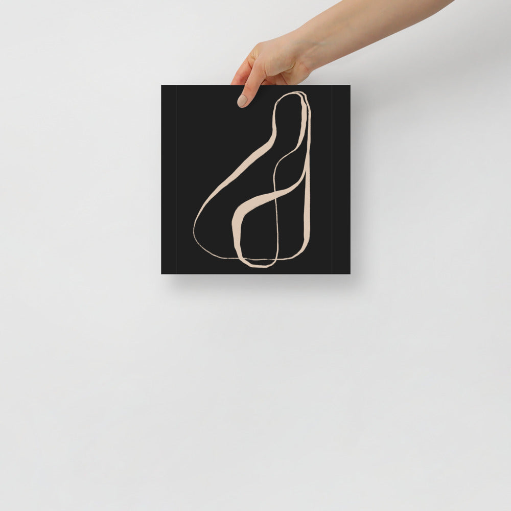 Aesthetic Calligraphy Wall Art 4 Piece - Home Interior Decor Set — product view 2