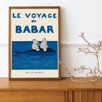 Exquisite wall art - Le Voyage De Babar Wall Art by Jean de Brunhoff — product view 1