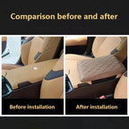 Universal Leather Automotive Armrest Memory Foam Quilted Cushion — product view 5