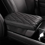 Universal Leather Automotive Armrest Memory Foam Quilted Cushion — product view 6