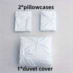 Diamond-Shaped Pleats Duvet Quilted Bed Cover Set - Ideal for All-Season — product view 4