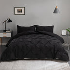 Diamond-Shaped Pleats Duvet Quilted Bed Cover Set - Ideal for All-Season — product view 7