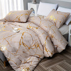 Stylish Quilt Bedroom Cover Set - Wrinkle and Fade-Free Beddings — product view 2
