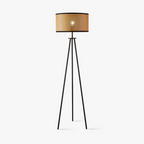 Sculptural Artistic Bohemian Standing Floor Lamp with Modern Tripod Base Design — product view 7