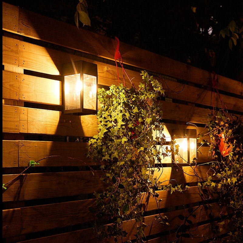 Solar Wall Fence LED Lamp with Waterproof Outdoor Design — product view 1