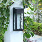 Smart Solar Powered Outdoor Wall Lamp with LED Sensor — product view 6