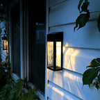 Smart Solar Powered Outdoor Wall Lamp with LED Sensor — product view 8