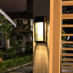 Smart Solar Powered Outdoor Wall Lamp with LED Sensor — product view 13