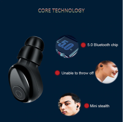 Compact Waterproof Wireless Earbuds Headphones with Clear Sound and Long Battery — product view 8