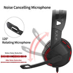 Immersive Stereo Gaming Headset with Surround Sound Mic for PS4 Xbox PC — product view 5