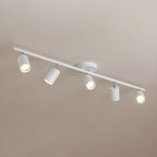 Functionality Sleek Golden Ceiling Light with Adjustable Spotlight Heads — product view 4