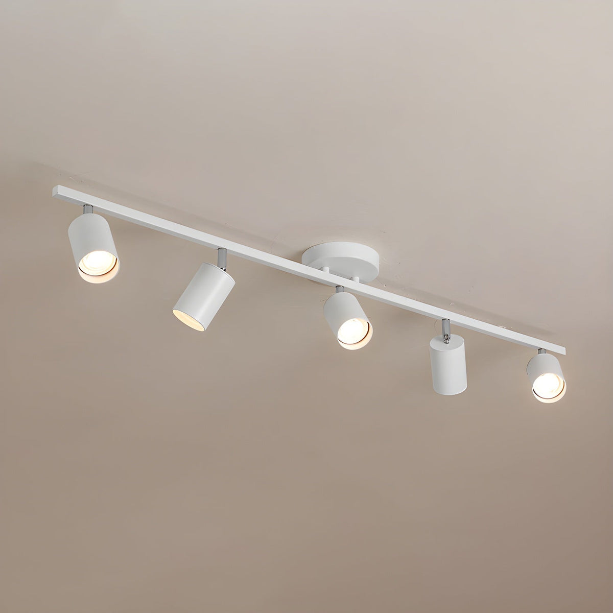 Functionality Sleek Golden Ceiling Light with Adjustable Spotlight Heads — product view 12