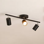 Functionality Sleek Golden Ceiling Light with Adjustable Spotlight Heads — product view 13