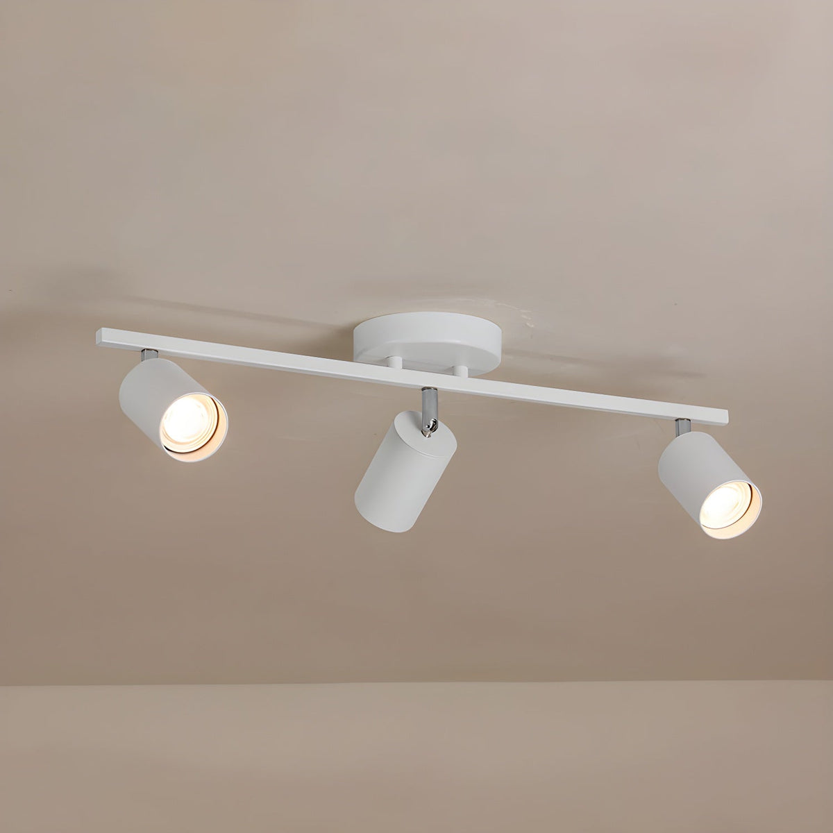 Functionality Sleek Golden Ceiling Light with Adjustable Spotlight Heads — product view 17
