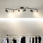 Functionality Sleek Golden Ceiling Light with Adjustable Spotlight Heads — product view 20