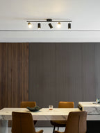 Functionality Sleek Golden Ceiling Light with Adjustable Spotlight Heads — product view 21
