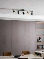 Functionality Sleek Golden Ceiling Light with Adjustable Spotlight Heads — product view 23