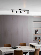Functionality Sleek Golden Ceiling Light with Adjustable Spotlight Heads — product view 24