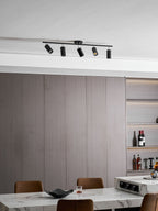 Functionality Sleek Golden Ceiling Light with Adjustable Spotlight Heads — product view 27