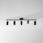 Functionality Sleek Golden Ceiling Light with Adjustable Spotlight Heads — product view 32