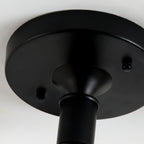Exquisite Nordic Glass Iron Circular Floral Bud Ceiling Light For Living Spaces — product view 9